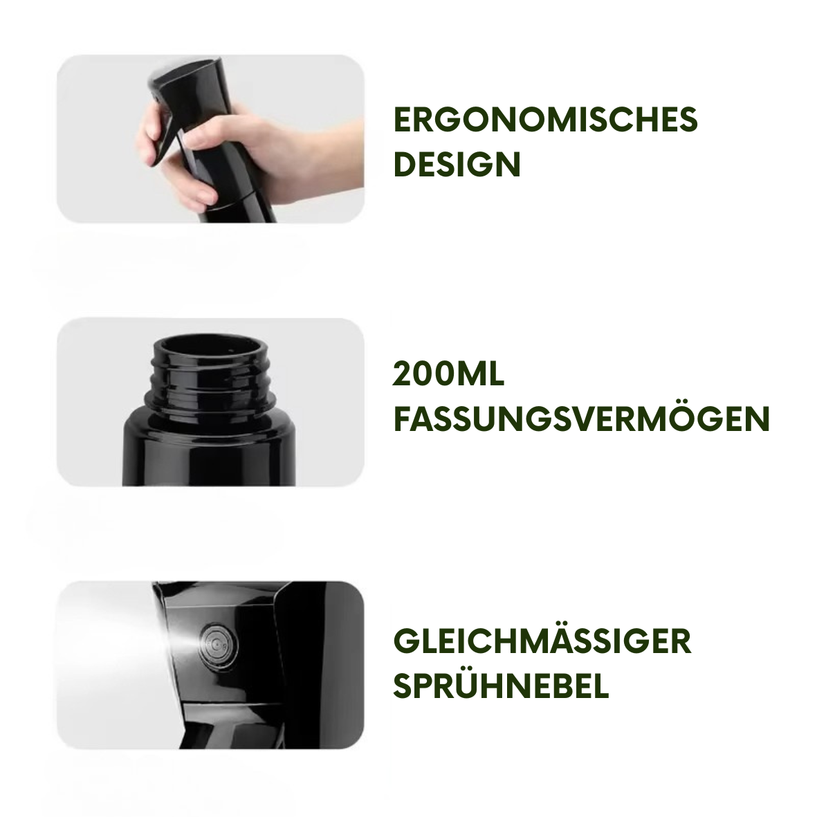 Dauersprühflasche nachfüllbar 200ml