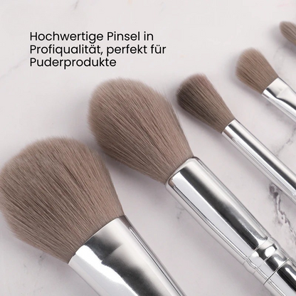 Make-Up Powder Pinsel inkl. Tasche (14-tlg. Set)