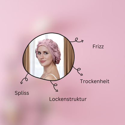 Silk&Glow Haarschutz Bonnet 100% Seide