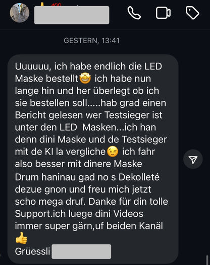 LEDPro Maske für gesunde, strahlende Haut