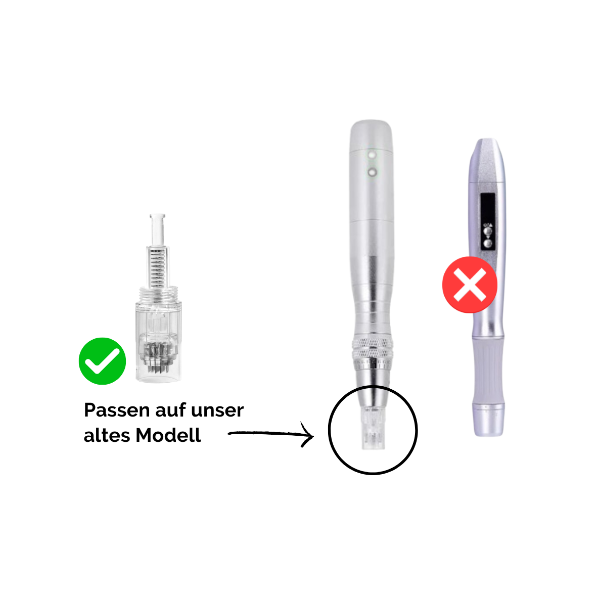 Standard Microneedling Einwegnadeln Screw-Typ