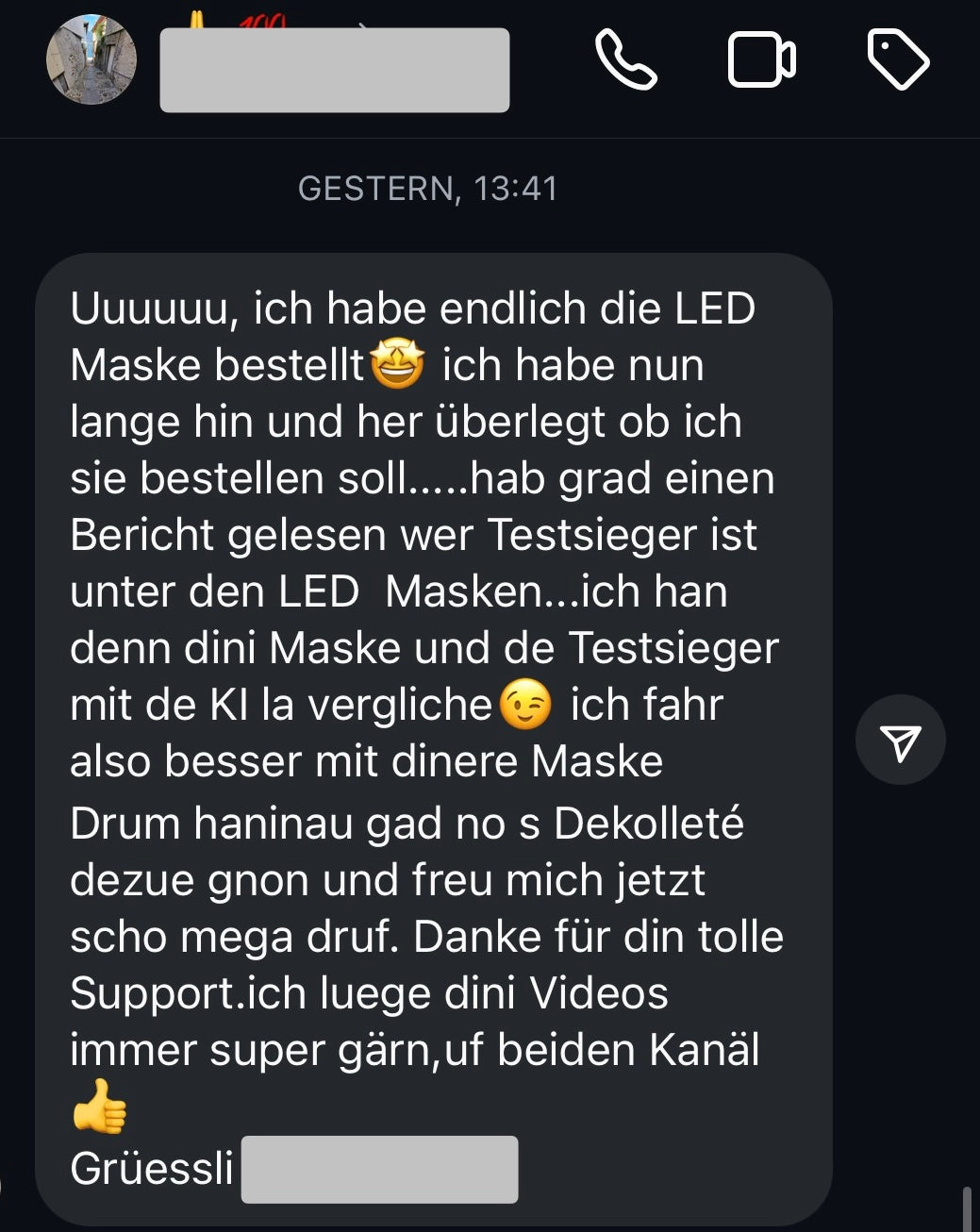 LED-Rotlicht-Gesichtsmaske-Maske-Hals-Dekollete BEwertung review